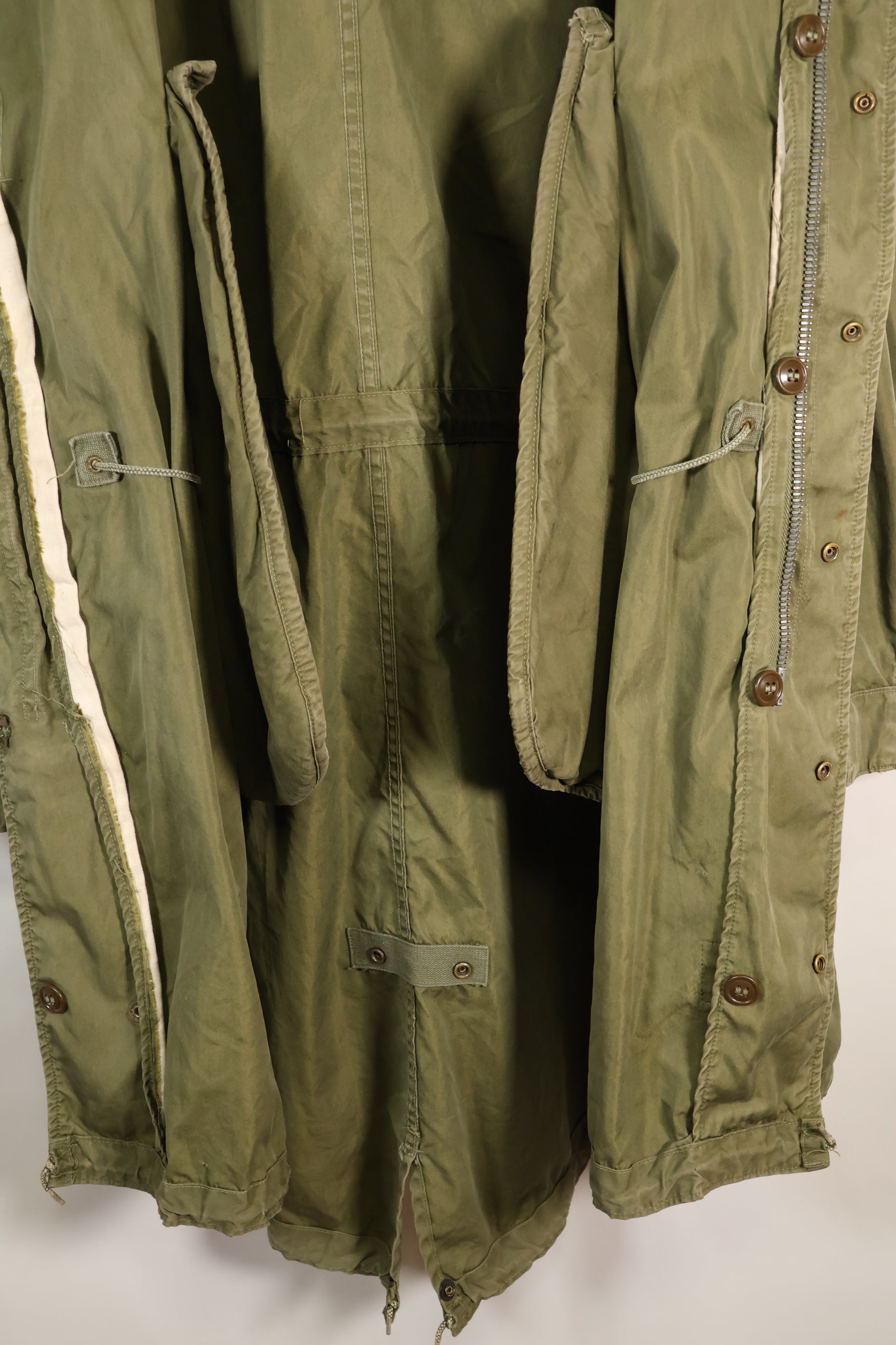 Early 1950s, estimated SMALL M51 Field Parka, liner set, mod parka, used.