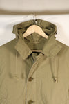 Early 1940s US Army M-41 Field Parka without Mouton Liner, used.