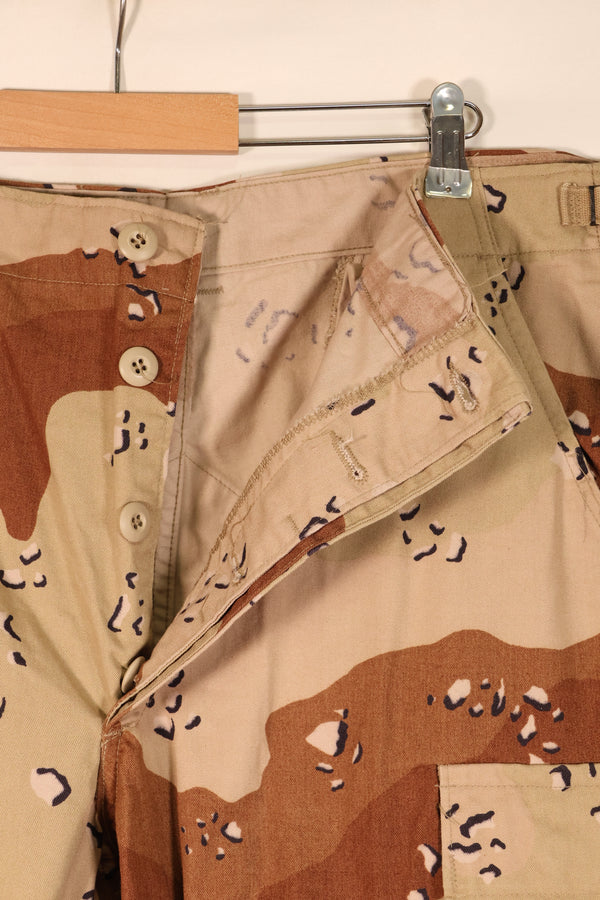 1983年契約　L-R　6Cデザート迷彩パターン　チョコチップ迷彩　BDU　パンツ　中古品