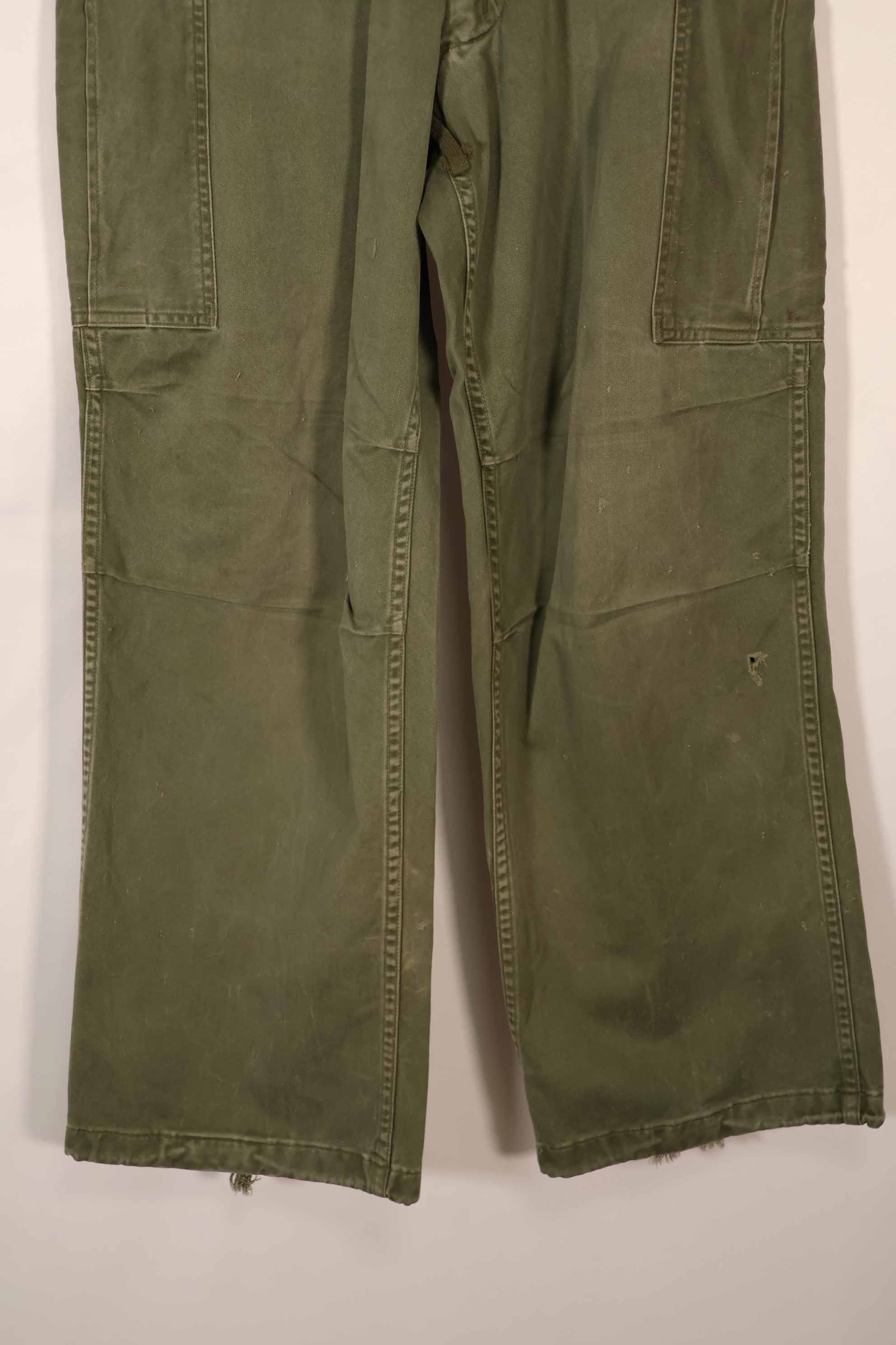 Real 1962 M51 Cotton Field Pants Regular-X-Small, faded, used.