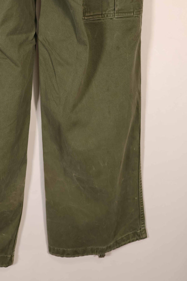 Real 1962 M51 Cotton Field Pants Regular-X-Small, faded, used.