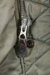 1950's MEDIUM black tag N-3B heavy zone flight jacket, used.