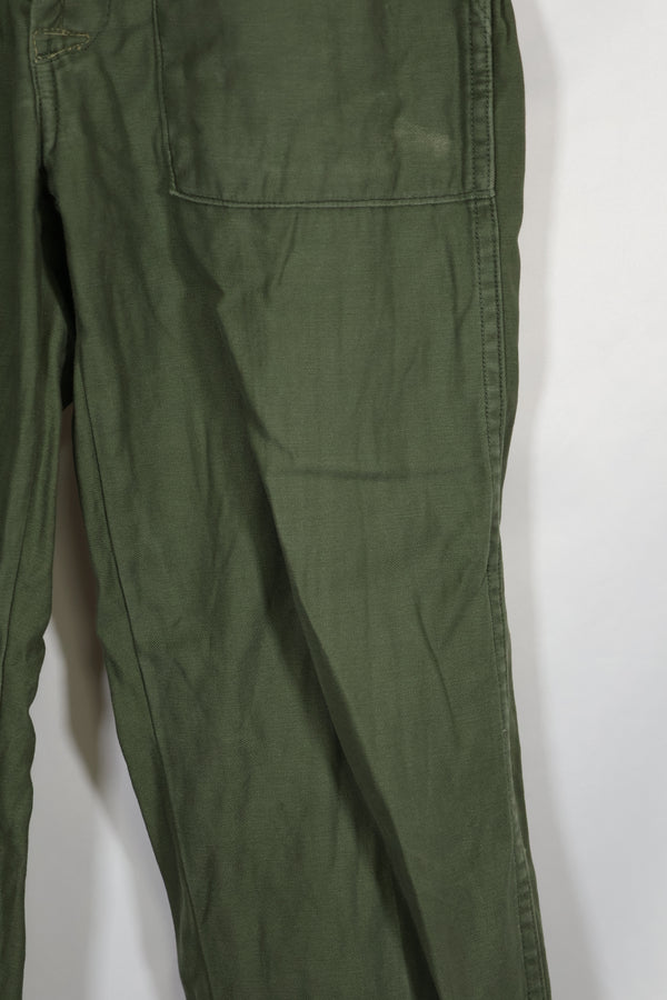 1960s lot OG-107 Utility Pants Baker Pants Zipper Fly Modified Used