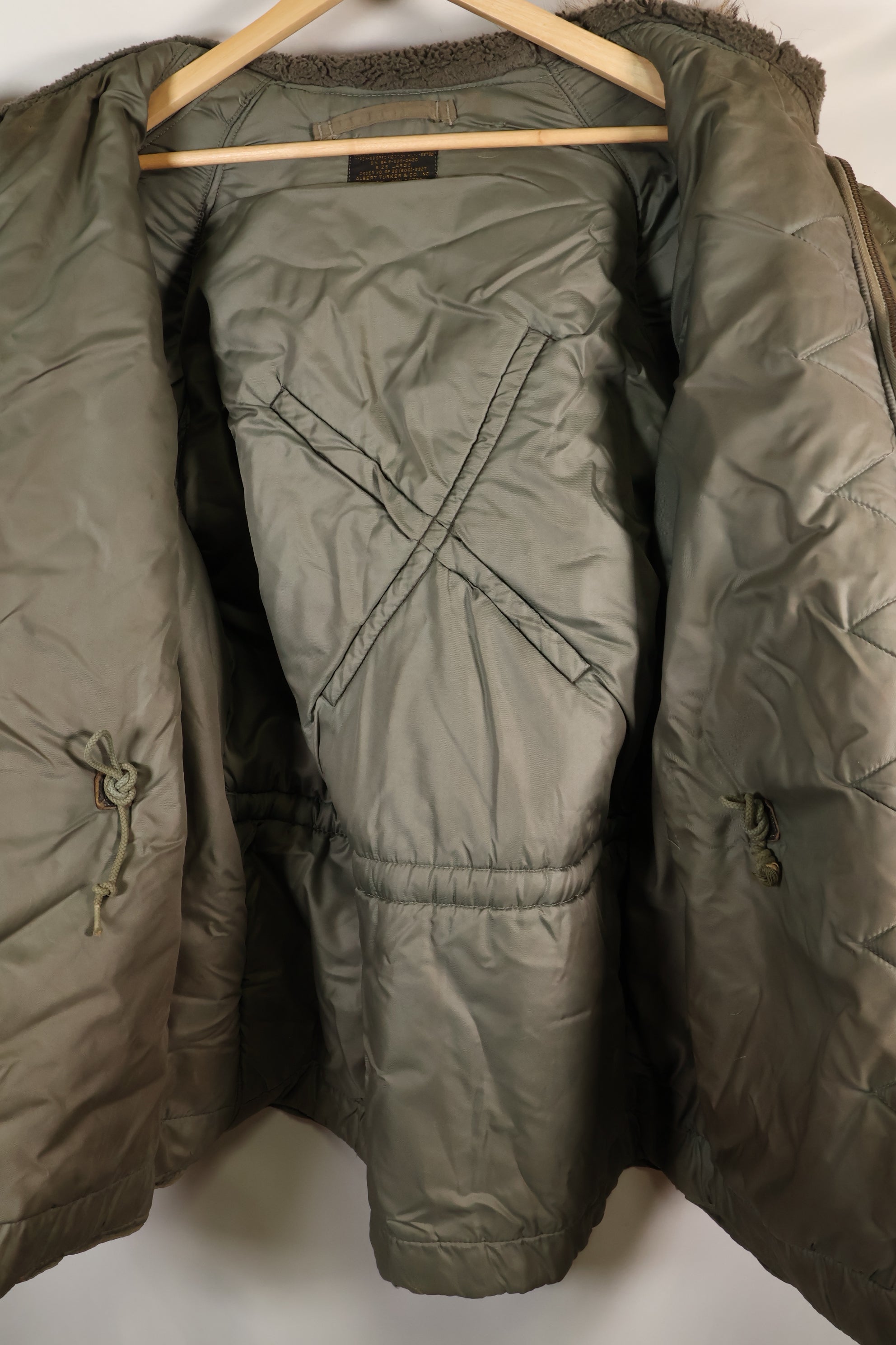 1950s LARGE USAF N-3B Aircrew Flight Jacket Ground Crew Used