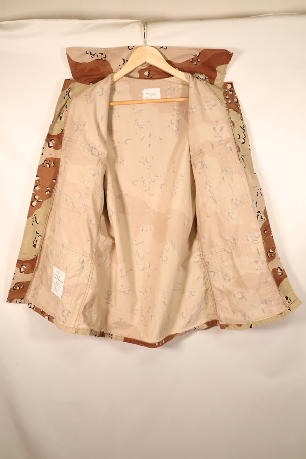 1990 Contract, S-R, DPSC Model, 6C Desert Camo, Chocolate Chip Camo, Jacket, Used