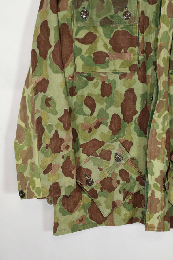 Real Fabric Frogskin Camouflage French Army Airborne Jacket Reproduction Duck Hunter Used