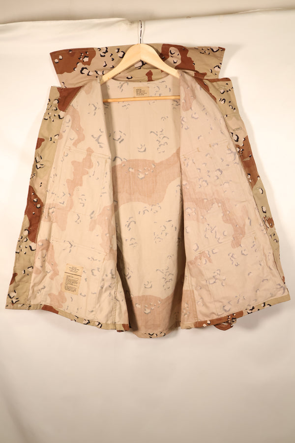 1990 Contract, M-S, 6C Color Desert Pattern, Chocolate Chip Camo Jacket, Late Model, Used