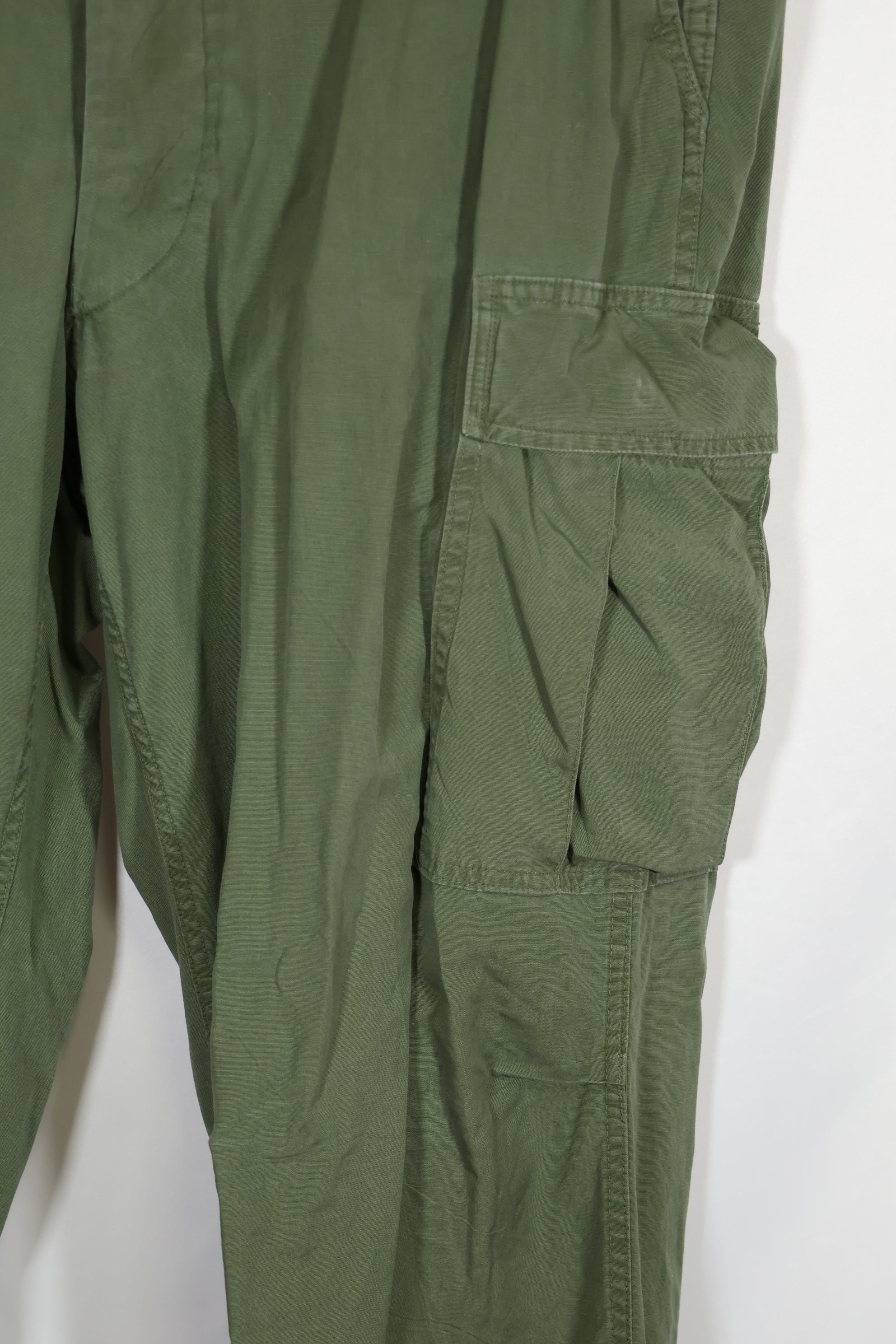 1967 3rd Model Non Ripstop Jungle Fatigue Pants L-R Used