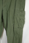 1967 3rd Model Non Ripstop Jungle Fatigue Pants L-R Used