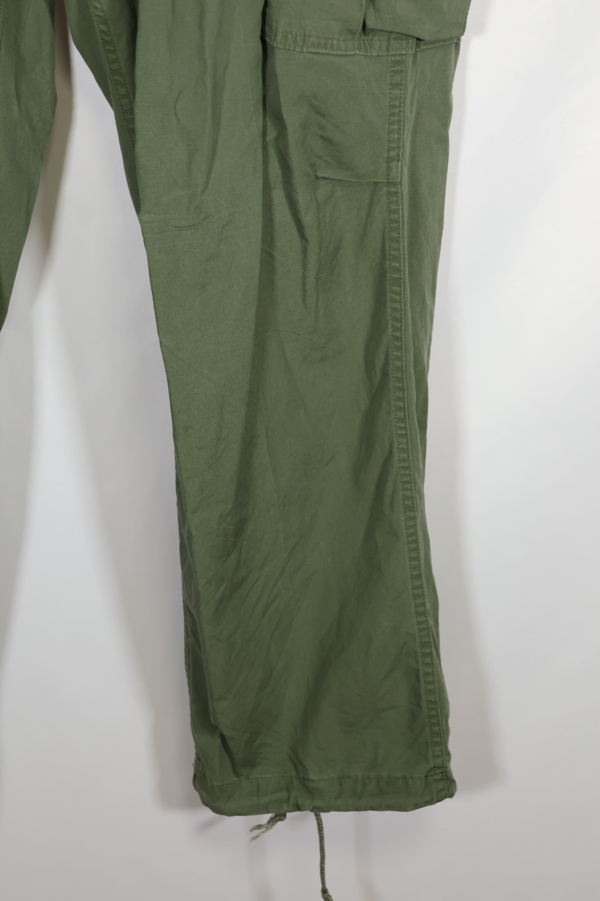 1967 3rd Model Non Ripstop Jungle Fatigue Pants L-R Used