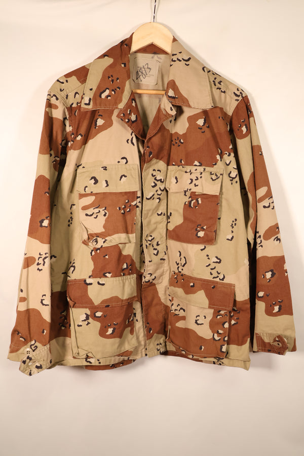 1990 Contract, M-X-S, 6C Desert Pattern, Chocolate Chip Camo Jacket, Late Model, Used