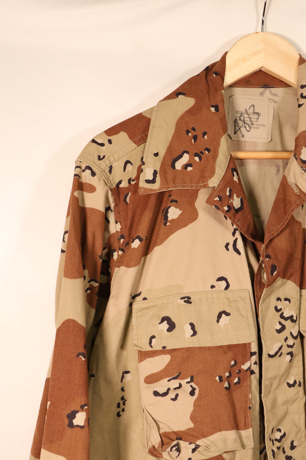 1990 Contract, M-X-S, 6C Desert Pattern, Chocolate Chip Camo Jacket, Late Model, Used