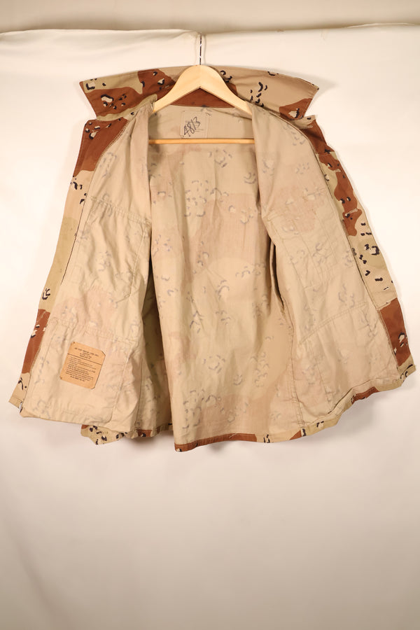 1990 Contract, M-X-S, 6C Desert Pattern, Chocolate Chip Camo Jacket, Late Model, Used
