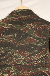 1970s Silver Tiger Tiger Stripe Shirt Tie Tiger 4 Pockets Used