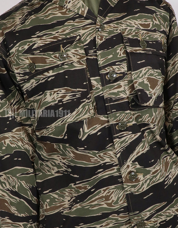 [SCHEDULED TO SHIP MID-Nov] MADE IN OKINAWA Silver Tiger Stripe Shirt Limited Edition