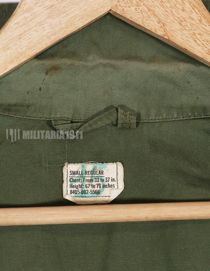 Real 1967 3rd Model Jungle Fatigue Jacket USAF, personal modification, Taylor fix.