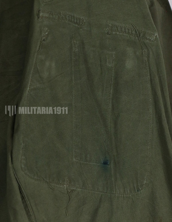 Real 2nd Model Jungle Fatigue Jacket, stained, poor condition.