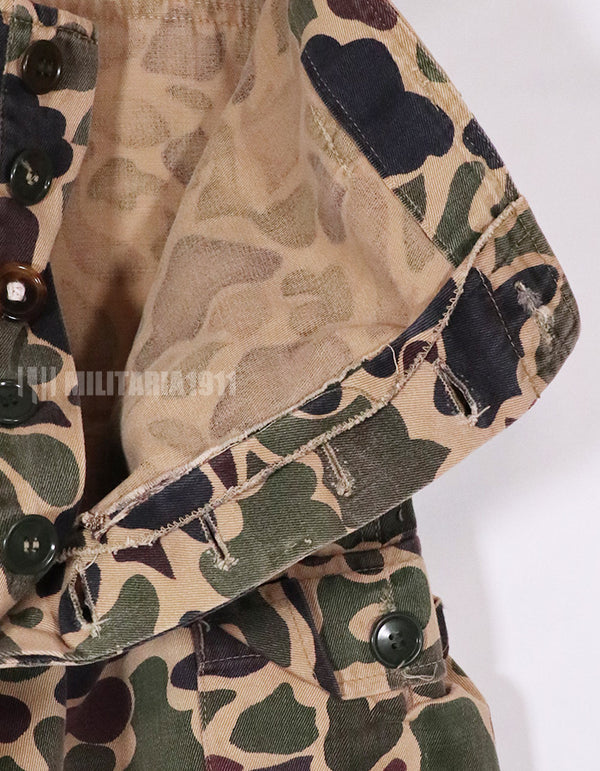 Real CIDG BEOGUM camouflage pants, size tag unidentifiable, used.