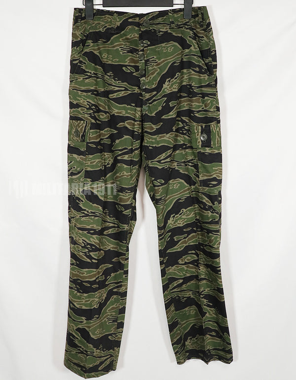 Real Late War Pattern Tiger Stripe Pants A-M Almost Unused Light Weight