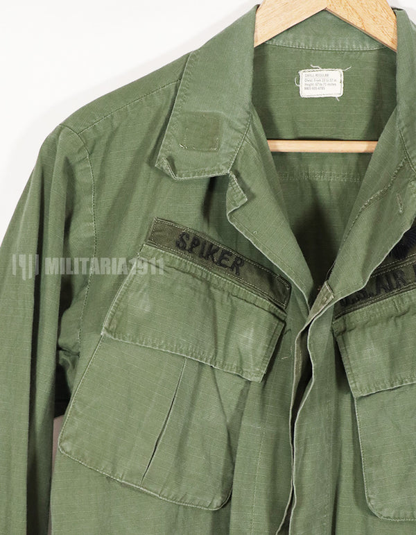 Real 1968 4th Model Jungle Fatigue Jacket USAF Used