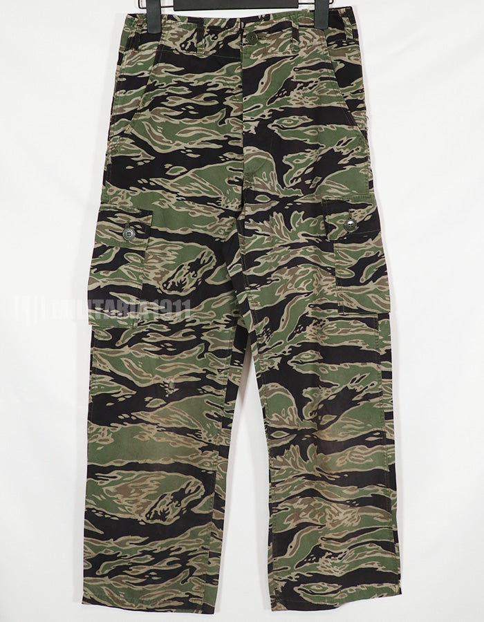 Real Late War Tiger Stripe Pants, faded, A-S used.