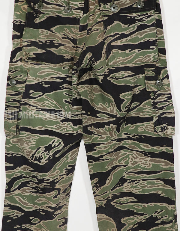 Real Late War Tiger Stripe Pants, faded, A-S used.