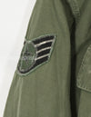 Real 4th Model USAF Jungle Fatigue Jacket S-S w/Patch Used