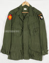 Real 2nd Model Jungle Fatigue Jacket, S-S, with patch attached afterwards, used.