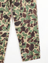 Real CIDG Beogum camouflage locally made duck hunter pants, used C