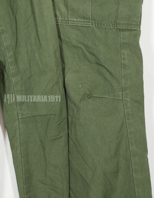 Real 1967 Poplin Jungle Fatigue pants, used, good condition.