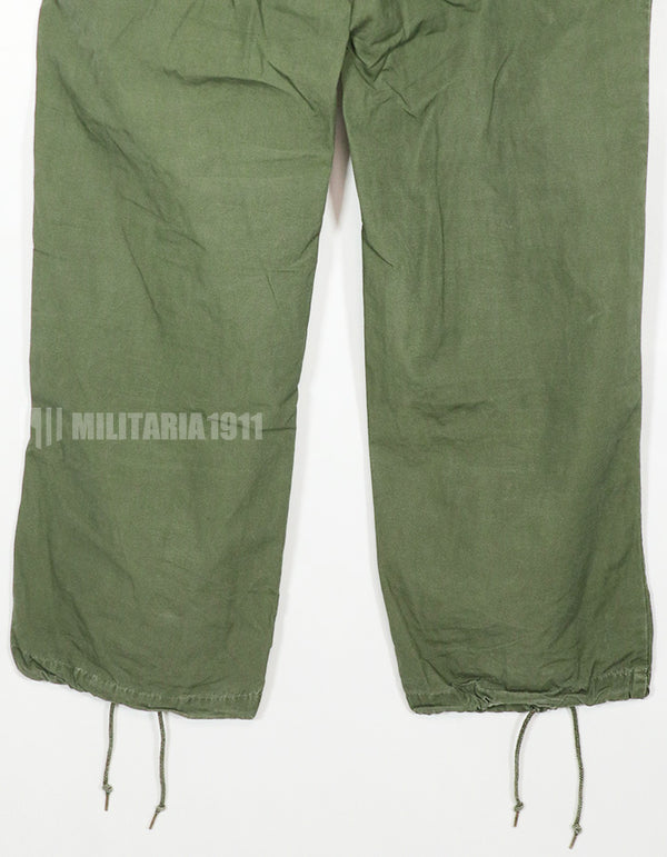 Real 1967 Poplin Jungle Fatigue pants, used, good condition.