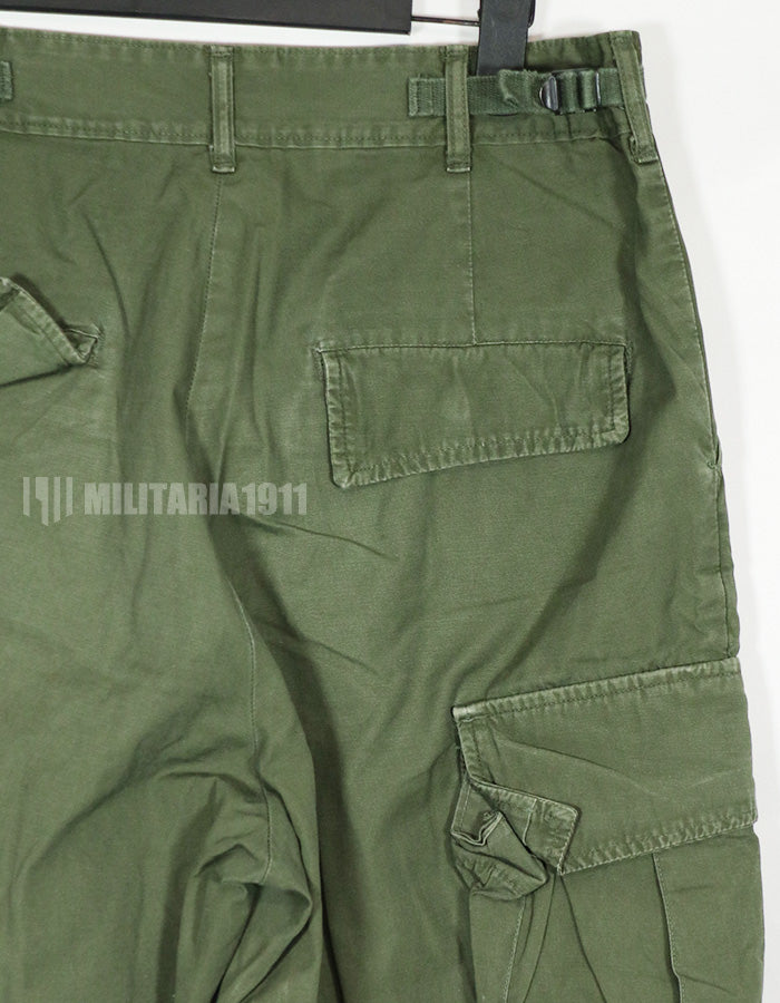 Real 1967 Poplin Jungle Fatigue pants, used, good condition.