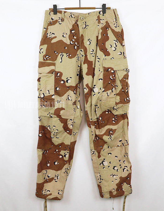 Original U.S. Army chocolate chip desert camouflage pants, good condition.