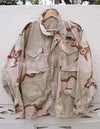 USAF 3C Desert Camouflage M65 Field Jacket, 1991, with insignia.