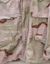 USAF 3C Desert Camouflage M65 Field Jacket, 1991, with insignia.