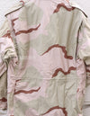 USAF 3C Desert Camouflage M65 Field Jacket, 1991, with insignia.