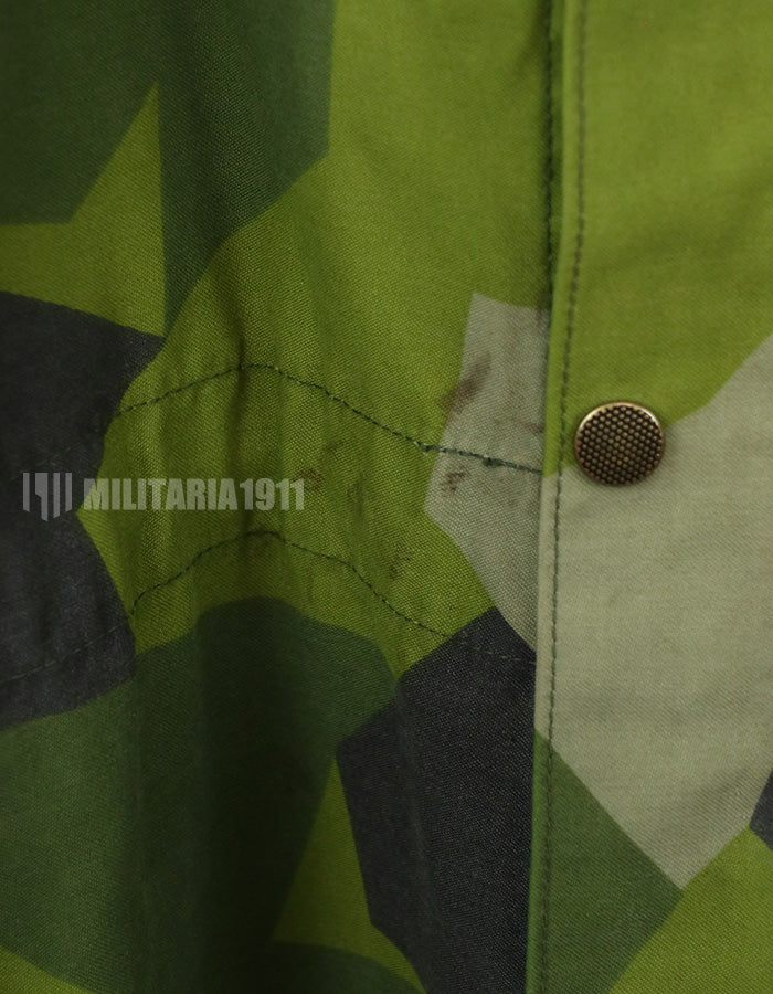 Original Swedish Army M90 Camouflage Field Jacket, 1989, Military Government Supply