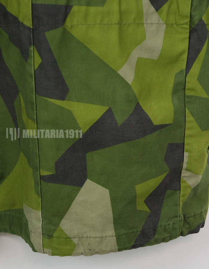 Original Swedish Army M90 Camouflage Field Jacket, 1989, Military Government Supply