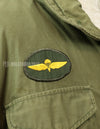 Original M65 Field Jacket '72 Large-Long Taxi Driver Spec patches are repro