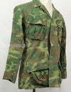 Original U.S. Army ERDL jungle fatigues, 1968 cotract, no size tag, stained.