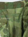 Original non ripstop fabric ERDL jungle fatigues pants, faded, scratched.