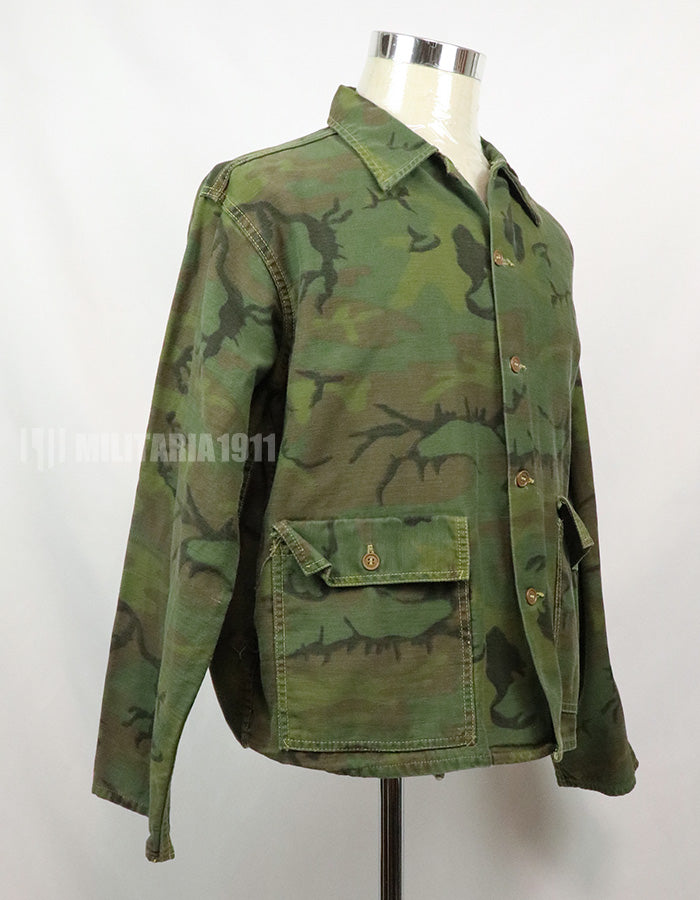 Original Vintage Civilian Hunting Jacket Individual Leaf Camouflage Used