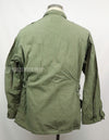 Real 2nd model jungle fatigues jacket, worn, scratched, faded.