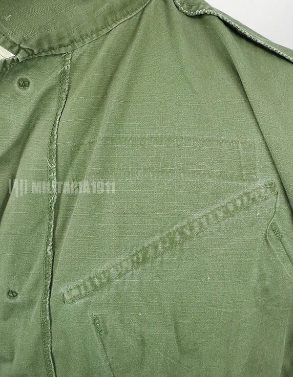 Original 3rd model, ripstop fabric, jungle fatigues, with patches, good condition, 1969 contract.