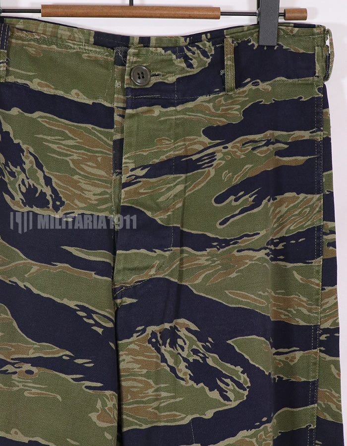 Original Heavyweight fabric Tiger Stripe pants, used, no pockets.