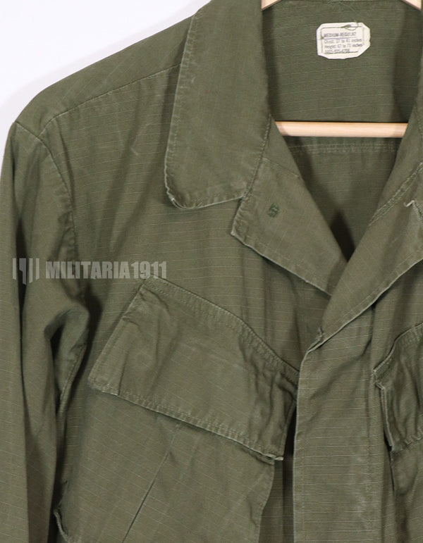 Real U.S. Army Jungle Fatigue 4th Model Ripstop Fabric M-R 1969