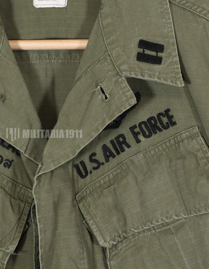 Real USAF 1969 Late Model Jungle Fatigue with direct embroidery