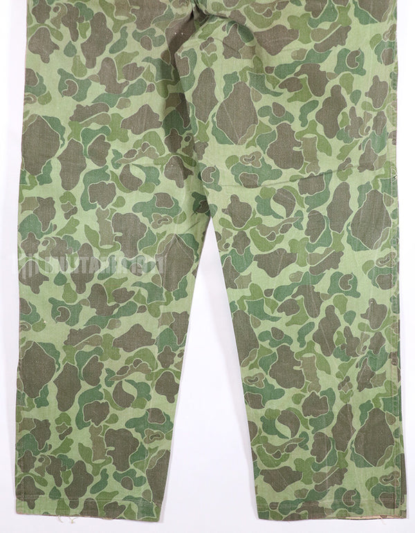 Real Frogskin Camouflage Dag Hunter Camouflage Pants with ERDL Fabric Modified Pockets Reversible