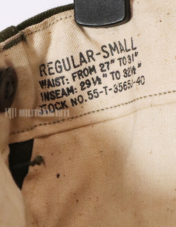 Real U.S. Army M1951 Wool Field Pants S-R Deadstock