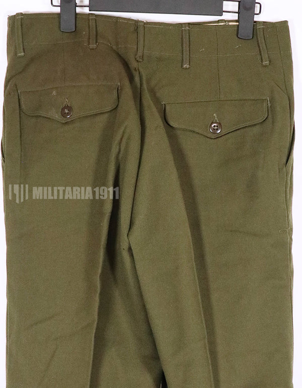 Real US Army M1951 Wool Field Pants M-S Used, good condition